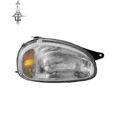 Faro alogeno destro per opel - alogeno,